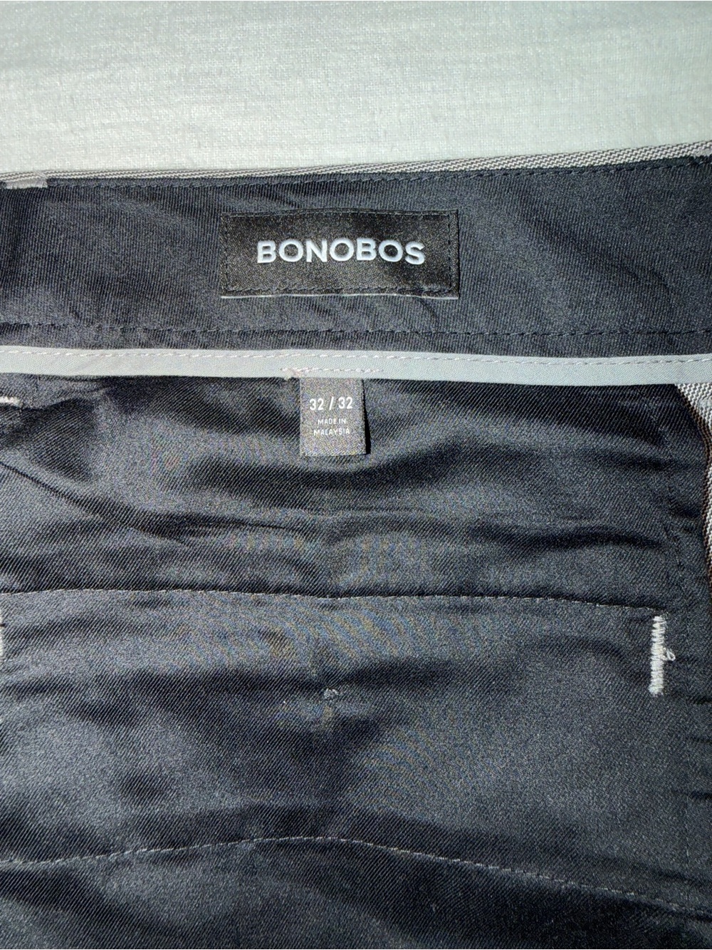 Bonobos Weekday Warrior Dress Pants – Grey “Monday” – Size 32x32 - Picture 7 of 10